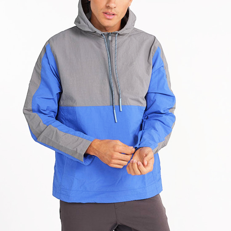 https://www.aikasportswear.com/quarter-zipper-jacket-100nylon-color-block-men-windbreaker-jacket-product/