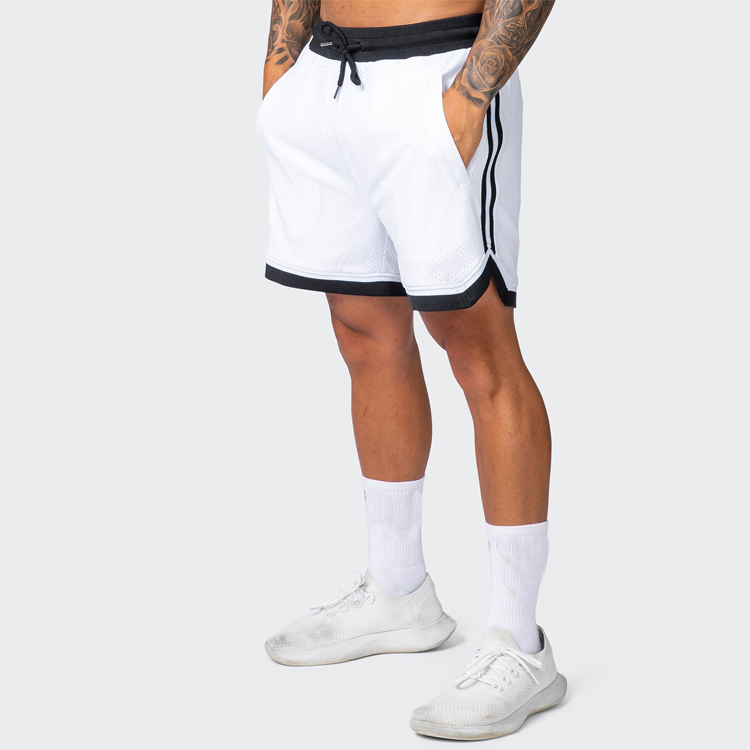 Basketball Shorts Custom 100% Polyester Mesh Fabric Men Gym Shorts