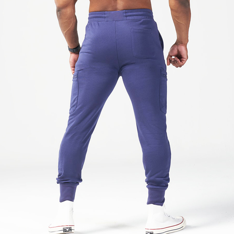 Men Track Pants OEM Cotton Polyester Slim Fit Jogger Sweat Pants