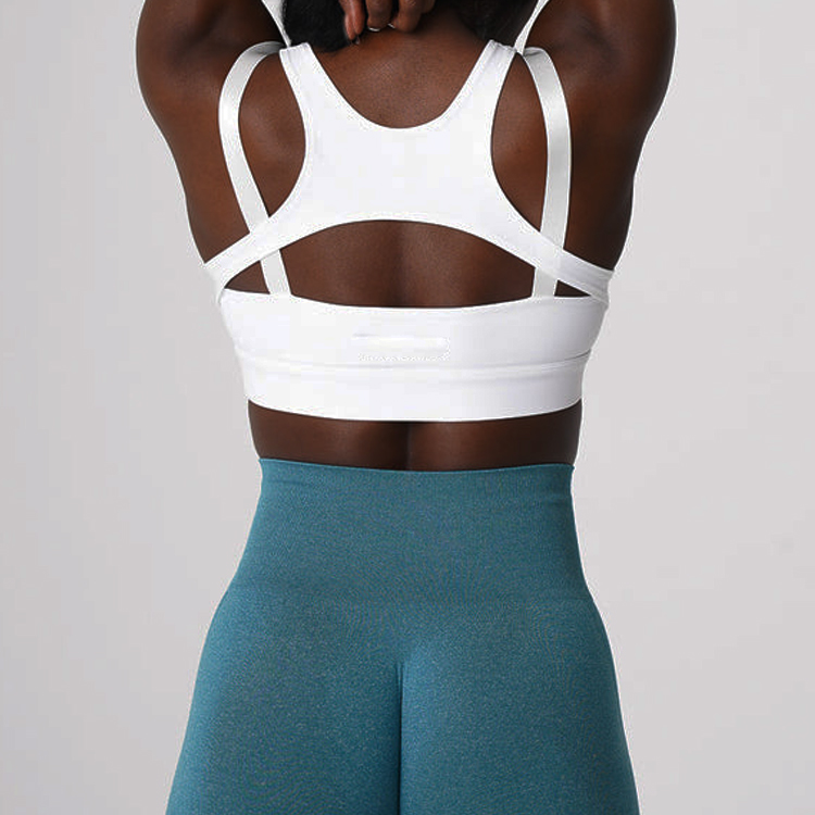 Sexy Sports Bra Custom High Impacek Hollow Out Women Yoga Bra