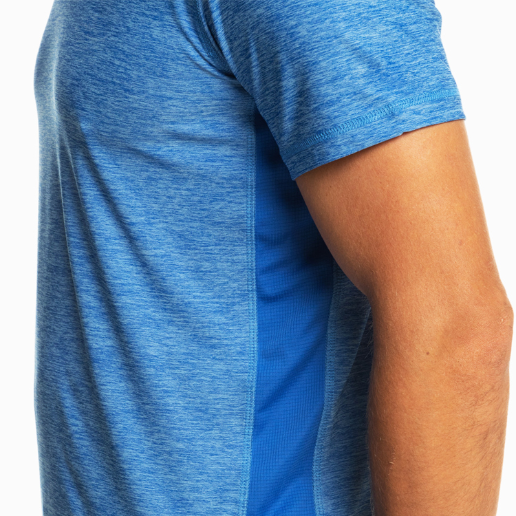 Gym T Shirts OEM 90%Polyester 10%Spandex Men Trail Sports T Shirt