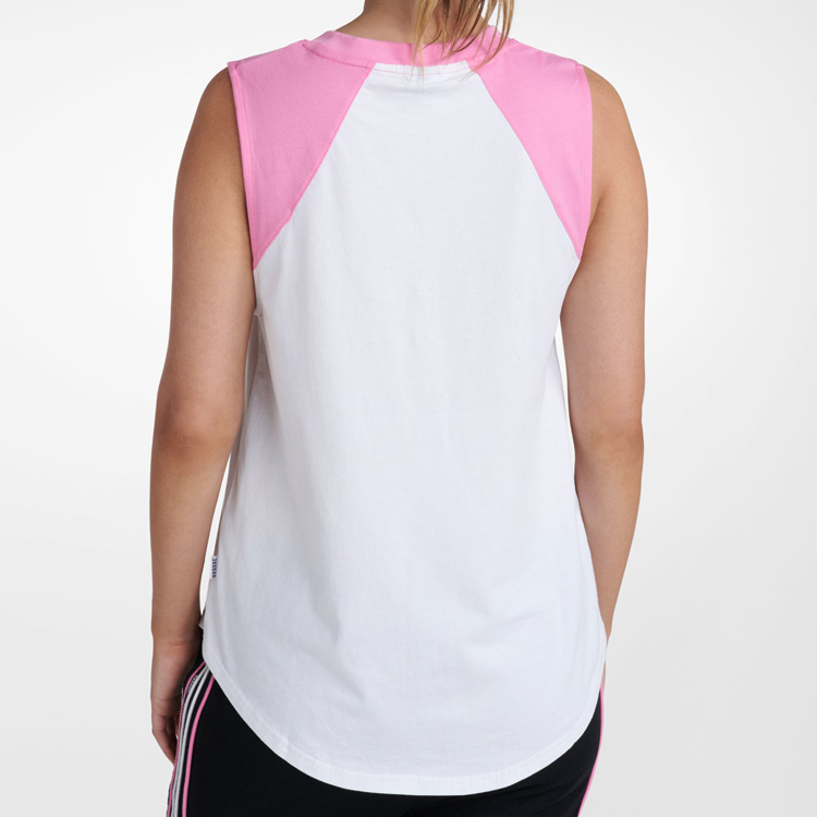 Contracst Color Gym Tank Top High Quality Cotton Loose Active tanks