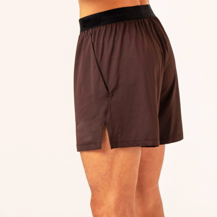 Running Shorts Custom Elastic Waist Mesh Polyester Gym Shorts