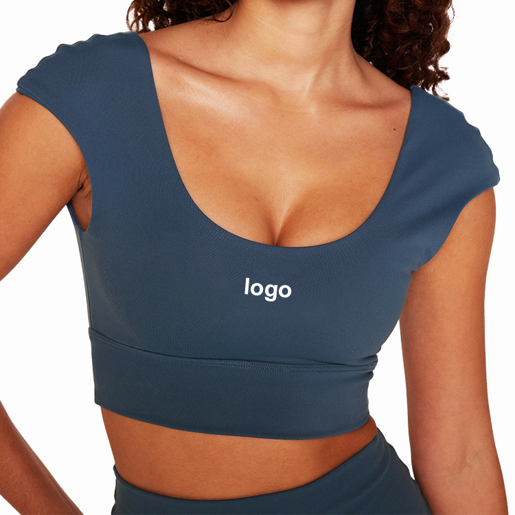 https://www.aikasportswear.com/ggym-t-shirts-custom-high-stretch-plain-sports-crop-tops-for-woman-product/