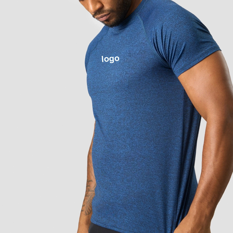 Slim Fit Tee Custom High Quality Raglan Sleeve Plain Gym T Shirts For Men